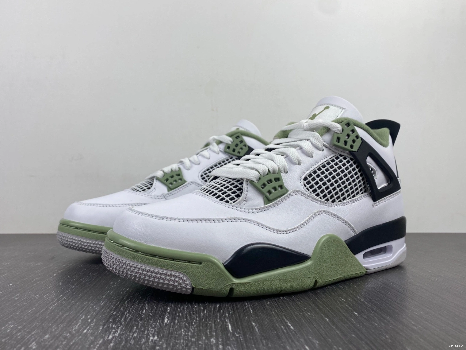 WMNS 4 Seafoam AQ9129-103 Jordan Oil Air Green 1223